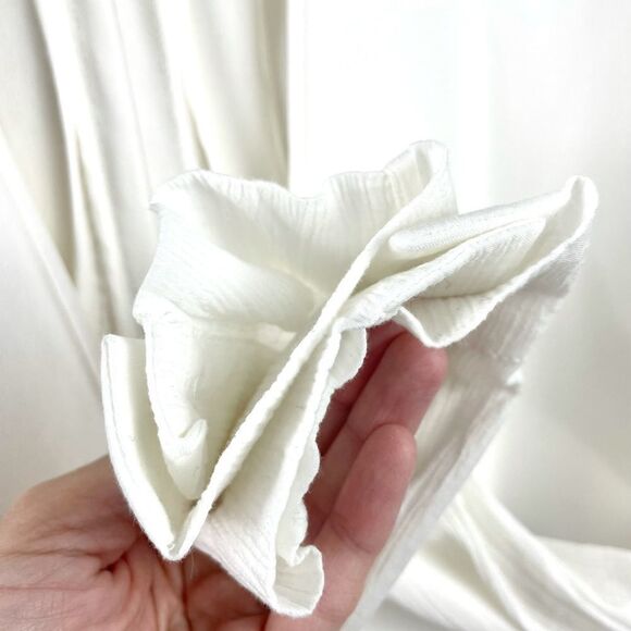 𝅺HELMUT Lang White Cut Out Back Blazer Size 4 - Picture 8 of 10